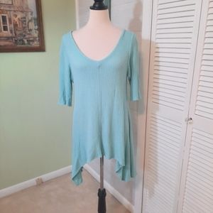 Unbranded sharkbite top blouse sz large *F